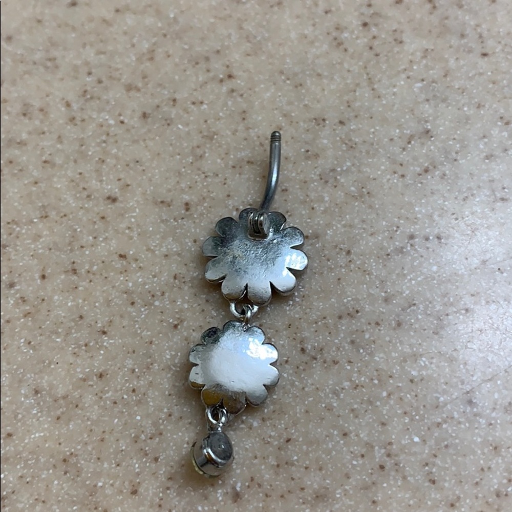 Daisy/Sunflower Belly Button Ring - image 2